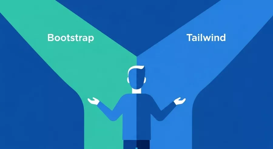 نتیجهگیری مقایسه Bootstrap و Tailwind
